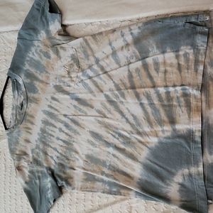 Pink Victoria's Secret Pocket t-shirt Size XS tye dye